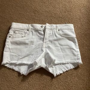7 for all mankind jean shorts